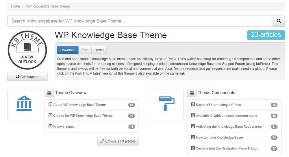 kb knowledgebase theme