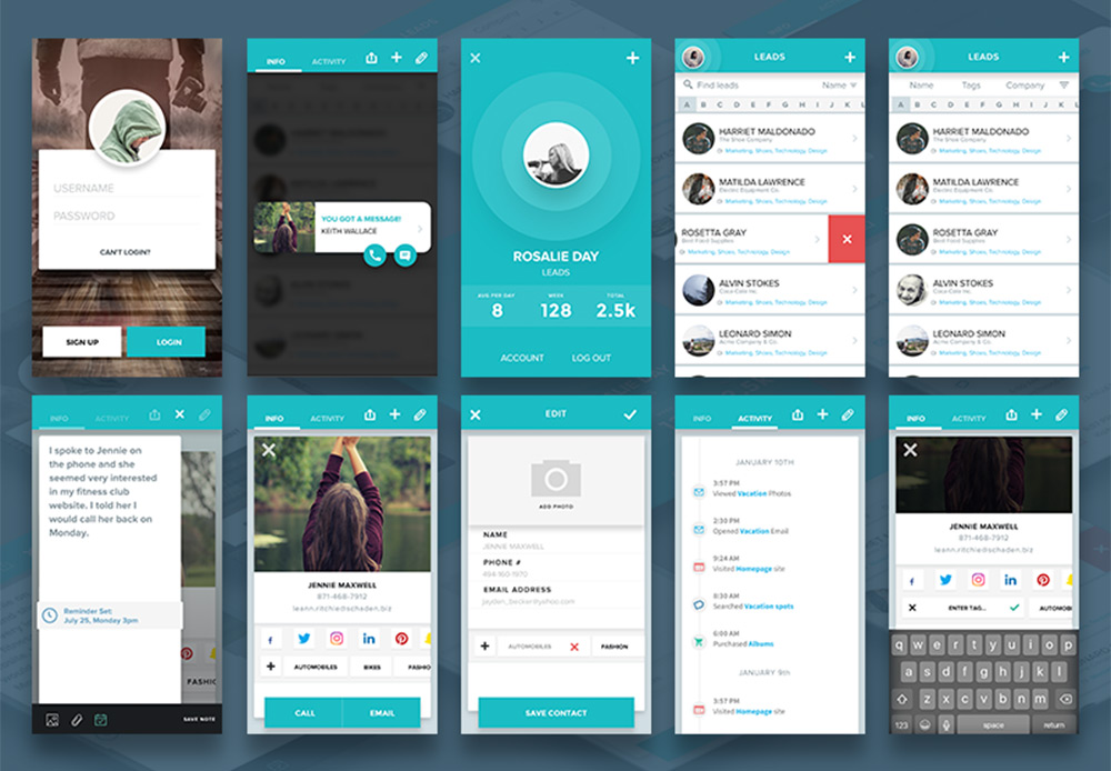 social lead gui kit