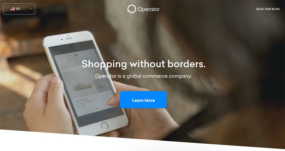 operator app landing page