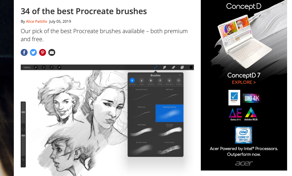 Procreate Brushes - 34 best