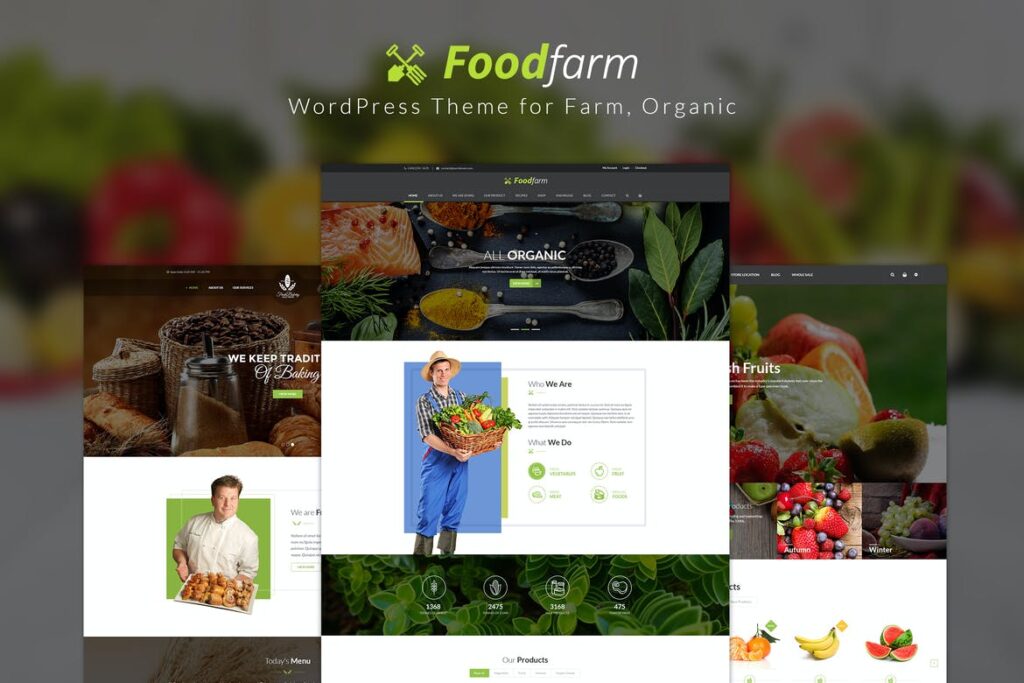 Top WordPress Themes - FoodFarm