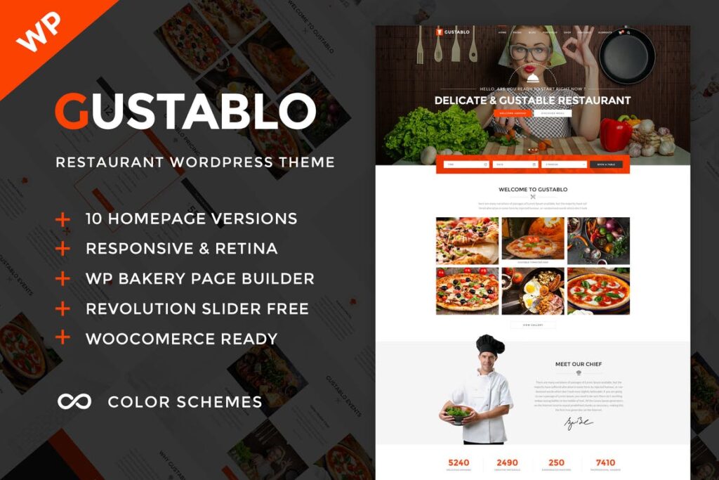 Top WordPress Themes - Gustablo