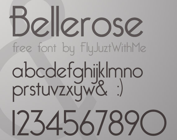 bellerose-free-high-quality-font-web-design