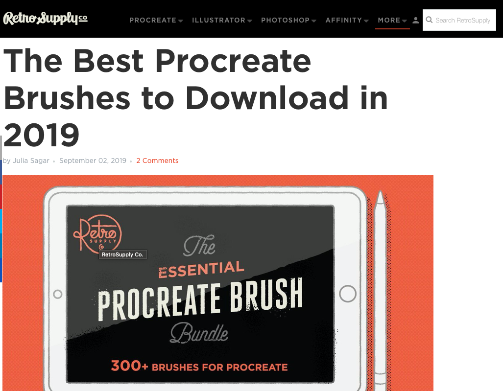 Procreate Brushes - essential bundle