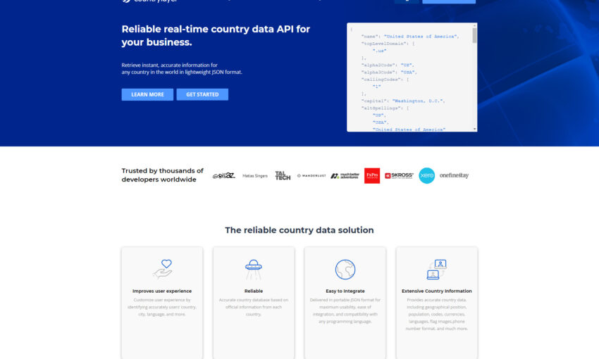 countrylayer - The Must-Have API for Any Website