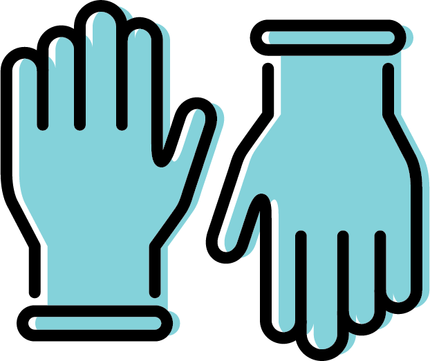 Free icon set - Gloves