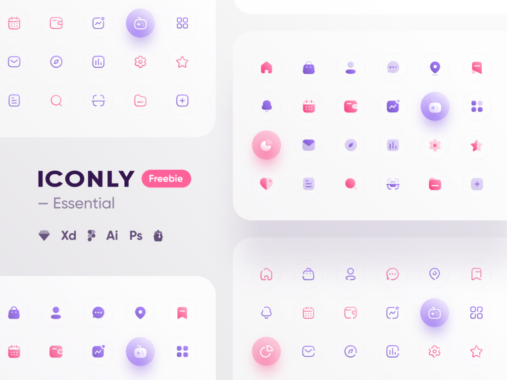 Free Minimal Icon Sets - Iconly