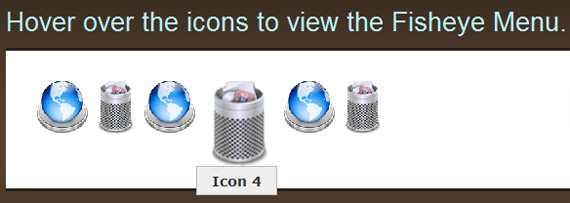 fisheye-menu-jquery