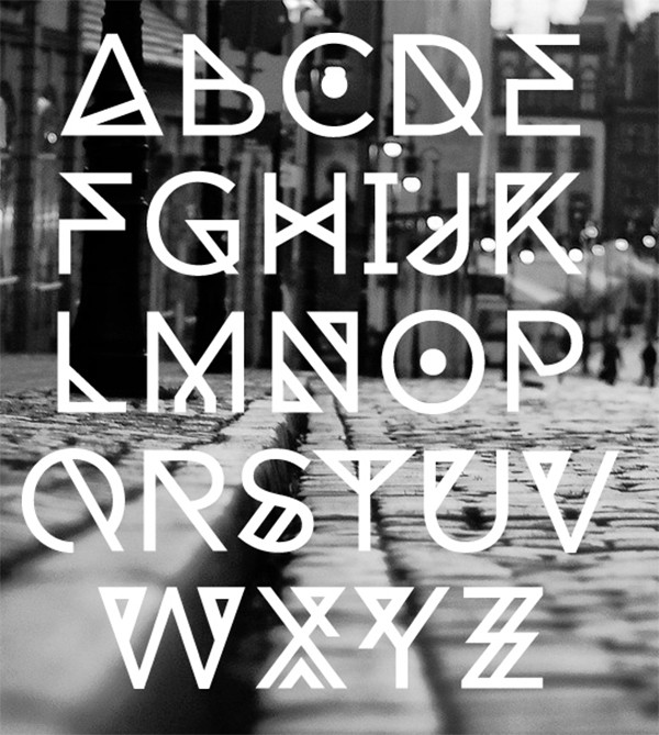free modern font typeface family 107