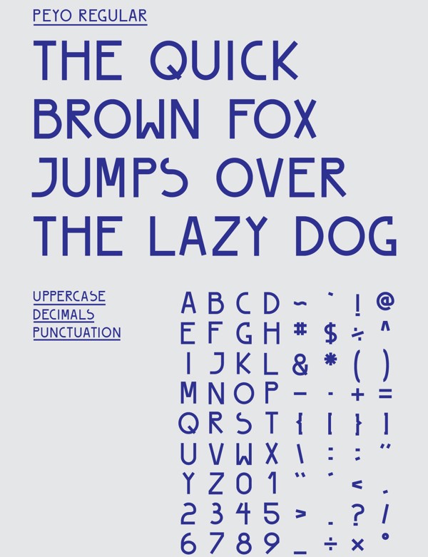 free modern font typeface family 137