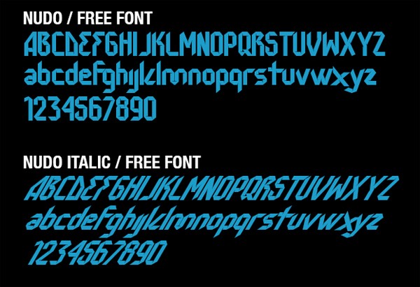 free modern font typeface family 58