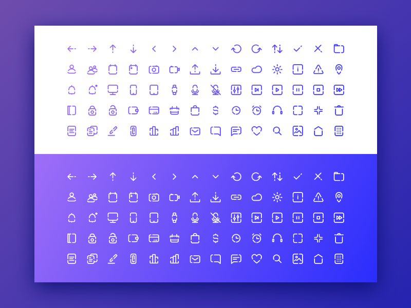 Free Minimal Icon Sets - Outline icons