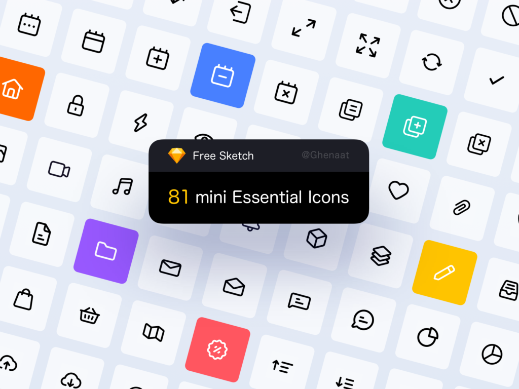 Free Minimal Icon Sets - Mini Essential
