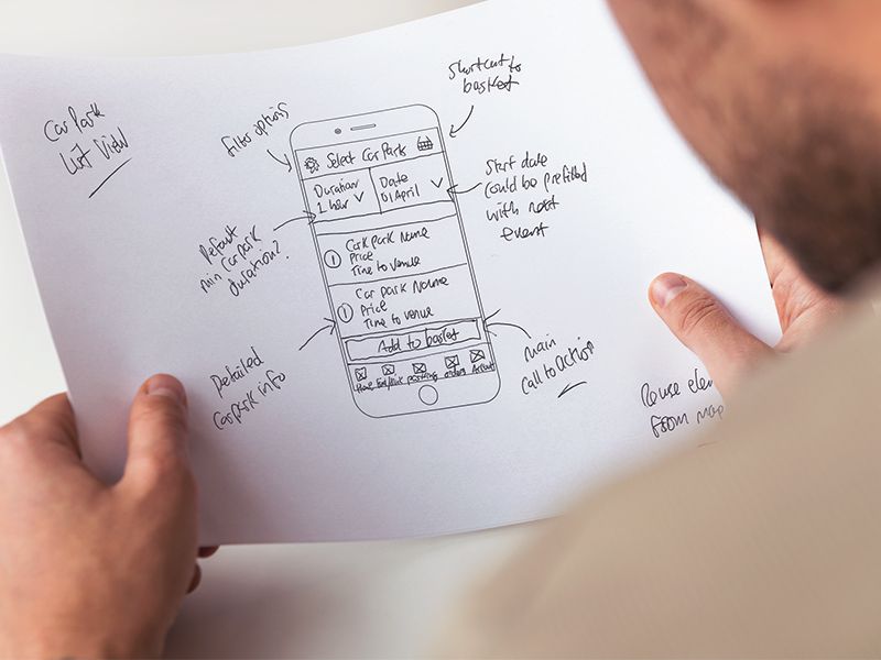 Preoday - Mobile App Wireframes