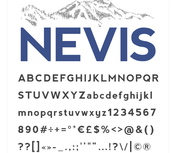 nevis-free-high-quality-font-web-design