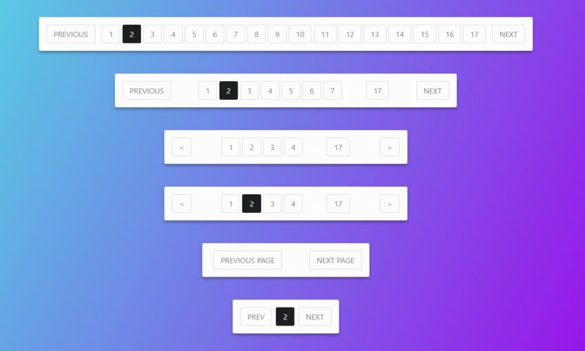 Pagination Examples