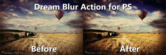 Photoshop-dream-blur-action actions to enhance your photos