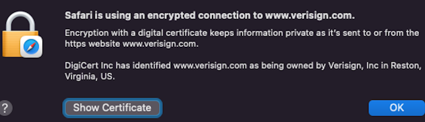 SSL Certificate Error