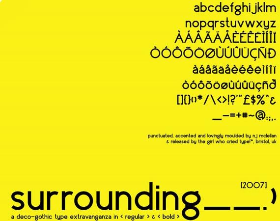 surrounding-free-high-quality-font-web-design