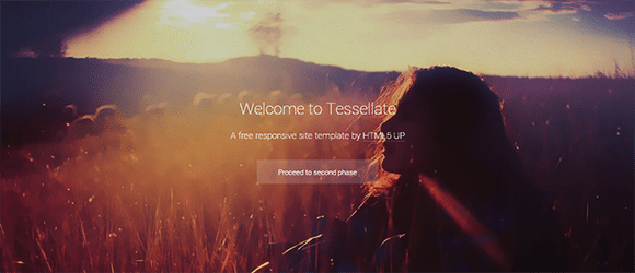free responive web template html css Tessellate
