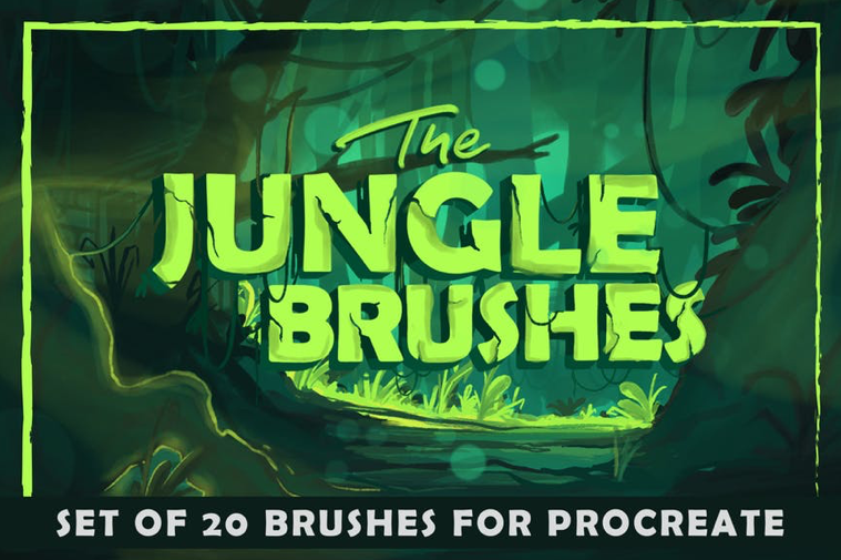 Procreate Brushes - Jungle