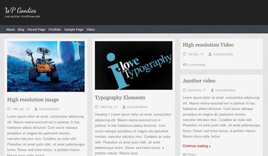 Themolio free wordpress theme