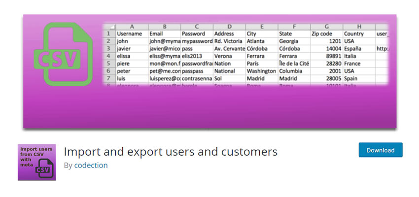 Import and Export Users and Customers WordPress Plugin