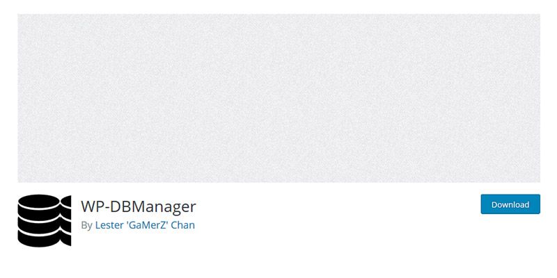 WP-DBManager