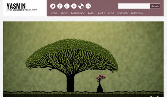 Yasmin free wordpress theme